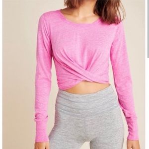 Free people go movement pink active top